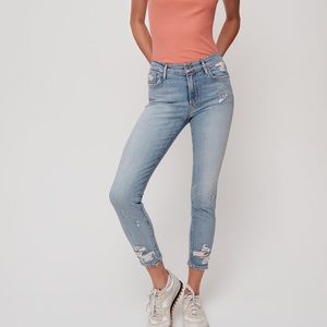 AGOLDE Sophie Crop High Waisted Jeans Size 23